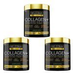 Kit 3X Collagen Plus Belissima - 264g Lim�o- Black Skull