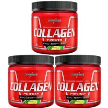 Kit 3X Collagen Powder Hydrolyzed - 300g Lim�o - IntegralM�dica