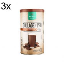 Kit 3X Collagen Pro - 450g Chocolate Belga - Nutrify