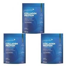 Kit 3X Collagen Protein - 450g Neutro - Puravida