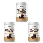 Kit 3X Collagen Protein Bodybalance - 450g Chocolate Belga - True Source	