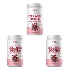 Kit 3X Collagen Protein Bodybalance - 450g Red Berries - True Source