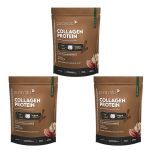 Kit 3X Collagen Protein - Refil 450g Lingua de Gato - Puravida