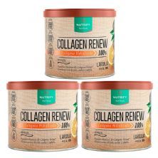 Kit 3X Collagen Renew Verisol - 300g Laranja  - Nutrify