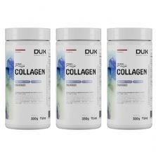 Kit 3X Collagen Verisol - 330g Cranberry - Dux Nutrition