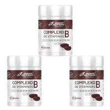 Kit 3X Complexo B - 60 C�psulas - Body Action