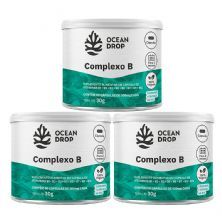 Kit 3X Complexo B -  60 C�psulas - Ocean Drop