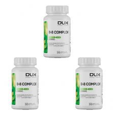 Kit 3X Complexo B-8 - 30 C�psulas - Dux Nutrition