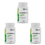 Kit 3X Complexo B-8 - 30 C�psulas - Dux Nutrition