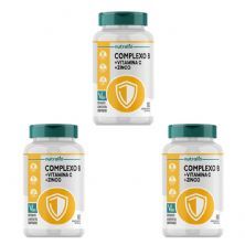 Kit 3X Complexo B com Vitamina C e Zinco - 60 Comprimidos - Nutral�n