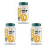 Kit 3X Complexo B com Vitamina C e Zinco - 60 Comprimidos - Nutral�n