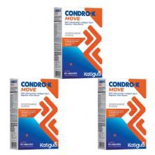 Kit 3X Condro-K Move - 60 C�psulas - Katigu�