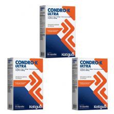 Kit 3X Condro-k Ultra - 30 C�psulas - Katigu�