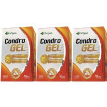 Kit 3X Condrogel Col�geno Tipo II - 30 C�psulas - Katigu�
