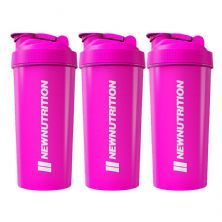 Kit 3X Coqueteleira - 600ml Pink - Newnutrition