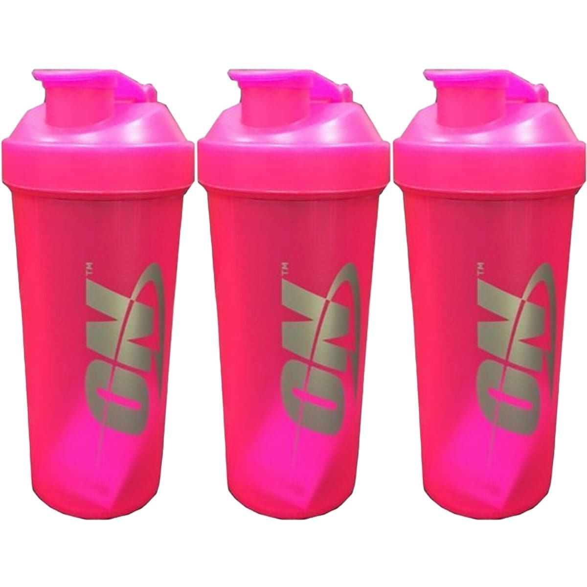 Kit 3X Coqueteleira - 700ml Rosa - ON