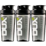 Kit 3X Coqueteleira Dux - 800ml Fum� - Dux Nutrition