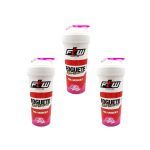 Kit 3X Coqueteleira Foguete N�o Tem R� - 700ml Bubble Gum - FTW