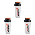 Kit 3X Coqueteleira Simples - 600ml Transparente - New Millen