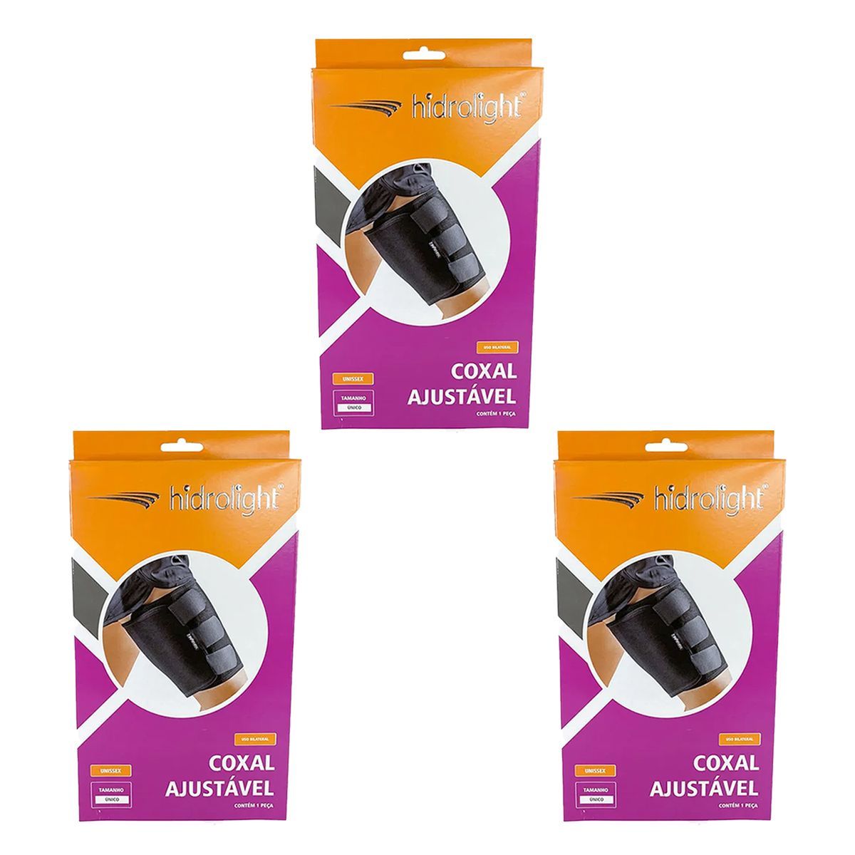 Kit 3X Coxal Ajust�vel - Tamanho �nico - Hidrolight
