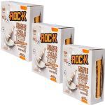 Kit 3X Cracker Monster Com Pasta De Amendoim - 55g Coconut Spread - Rock Peanut