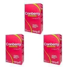 Kit 3X Cranberry - 30 C�psulas - Katigu�