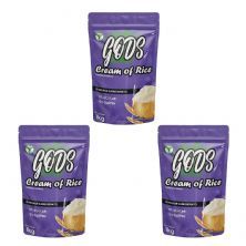 Kit 3X Cream of Rice - 1000g Refil Natural - Canibal