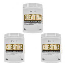 Kit 3X Creatina 100% Pura - 300g Natural -  Inove Nutrition