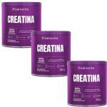 Kit 3X Creatina - 300g - Sanavita