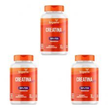 Kit 3X Creatina Caps 100% Pura Monohidratada - 180 C�psulas - Bigens