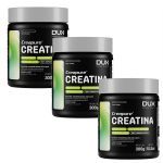 Kit 3X Creatina  Creapure  - 300g Sabor Natural - Dux Nutrition