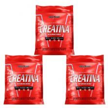 Kit 3X Creatina Hardcore Refil - 1000g - IntegralM�dica