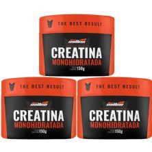 Kit 3X Creatina Monohidratada - 150g - New Millen