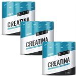 Kit 3X Creatina Monohidratada - 300g Natural - Shark Pro