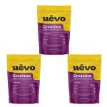 Kit 3X Creatina Monohidratada - 300g Natural - U�vo