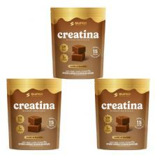Kit 3X Creatina Monohidratada em Goma - 6 Gomas Caramelo de Brigadeiro - Desinch�