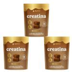 Kit 3X Creatina Monohidratada em Goma - 6 Gomas Caramelo de Brigadeiro - Desinch�