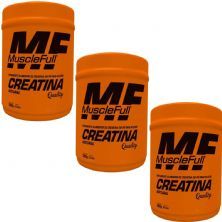 Kit 3X Creatina Quality Price - 300g Natural - MuscleFull