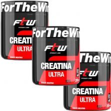 Kit 3X Creatina Ultra - 100g Neutro - FTW