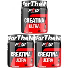 Kit 3X Creatina Ultra - 300g Neutro - FTW