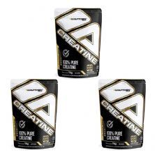 Kit 3X Creatine 100% Pure - 1kg Refil - Adaptogen