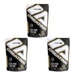 Kit 3X Creatine 100% Pure - 1kg Refil - Adaptogen