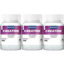 Kit 3X Creatine - 100g Sem Sabor - NewNutrition