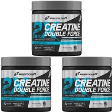 Kit 3X Creatine Double Force - 300g Natural - BodyAction