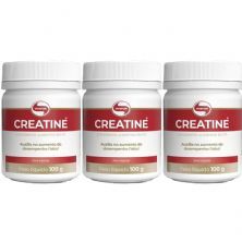 Kit 3X Creatine Monohidratada - 100g - Vitafor