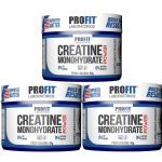 Kit 3X Creatine Monohydrate Power - 90g Sem Sabor - Profit
