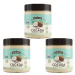 Kit 3X Creme Cocada Zero Leite - 450g Coco - Nutr�ssima