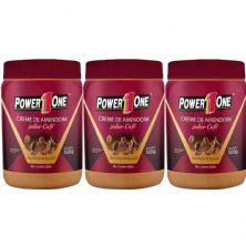 Kit 3X Creme de Amendoim - 500g Caf� - Power One