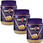 Kit 3X Creme de Amendoim com Chocolate Branco - 1005g - Power One