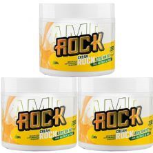 Kit 3X Creme de Amendoim Zero A��car - 500g Leite em P� - Rock Peanut